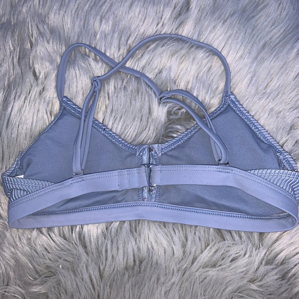 Light blue bikini top size small